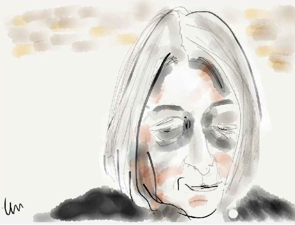 Jenny Diski illustration