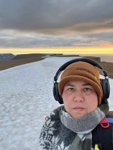 Diana Chester at Bolongavik Mountain