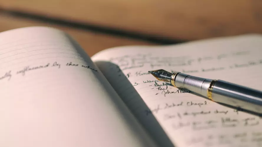 Notebook and Fountain Pen