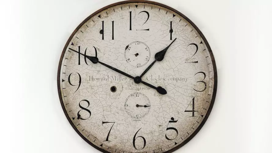 Five clock faces