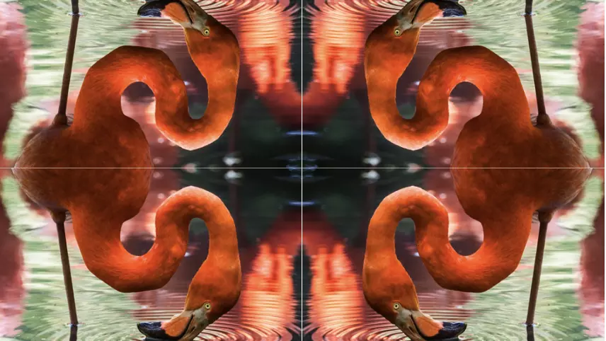 Flamingo tiles