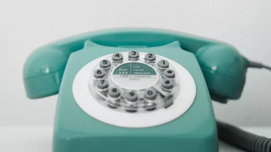 Teal telephone