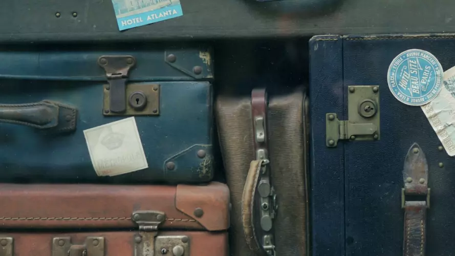 Stack of suitcases