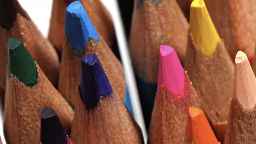 Coloured pencils