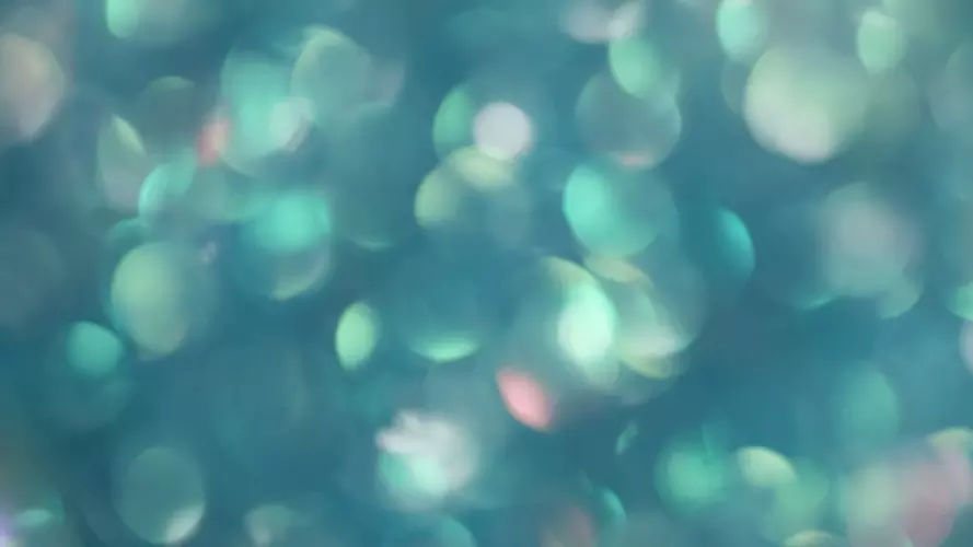 Abstract Blue Green Lights