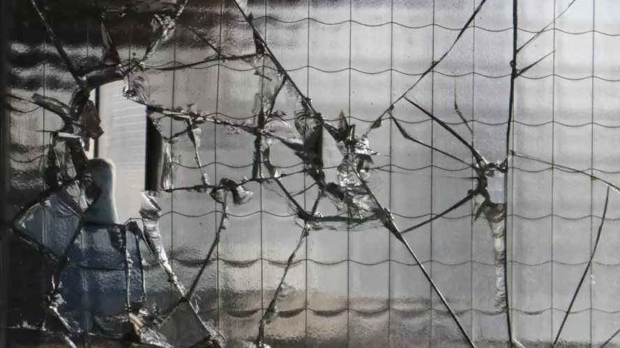 Broken glass