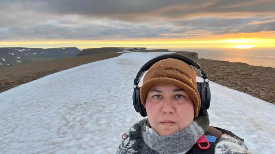 Diana Chester at Bolongavik Mountain