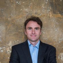 Portrait of Prof Simon Horobin by John Cairns