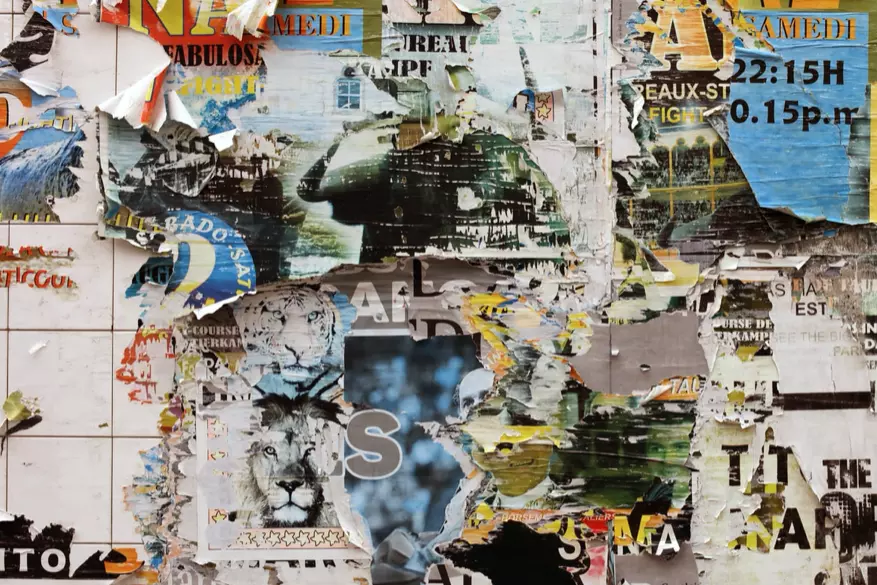 Writing collage